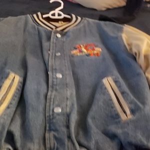Denim tiger jacket